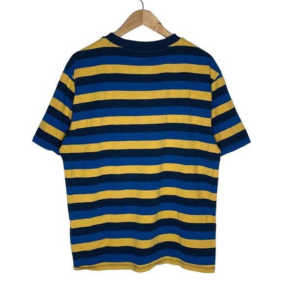 Vintage Guess | Men | 90s Crew Neck Embroidered Stripe Tee | Size Medium - Picture 2 of 10